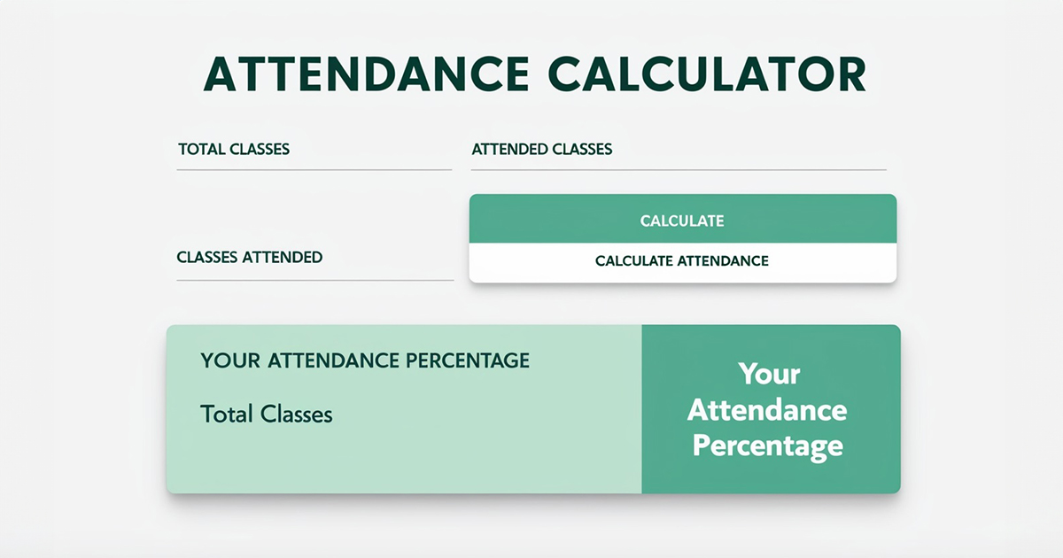 Attendance Calculator