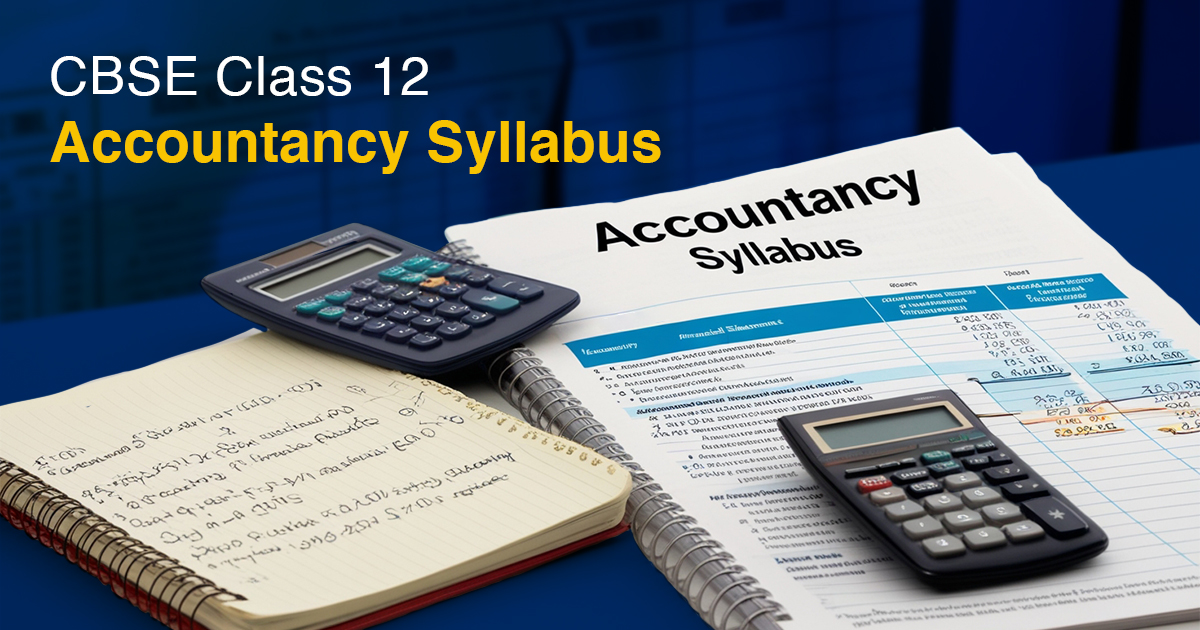 CBSE Class 12 Accountancy Syllabus